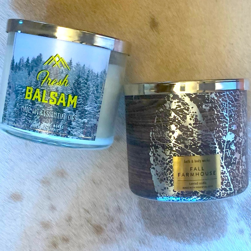 Two Bath and Body Works Candles